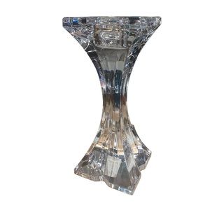 MIKASA Stature Crystal 8” Pedestal Pillar Candleholder